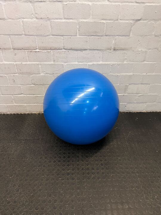 Yoga Balance Exercise Blue Gym Ball