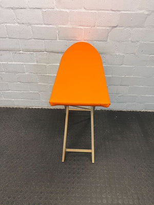 Wooden Framed Orange Ironing Board