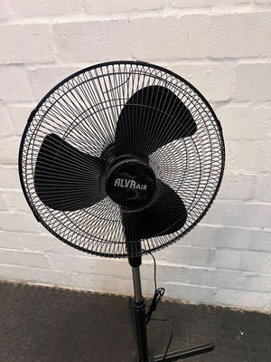 AlvaAir Black Standing Fan (Model: ACS200)