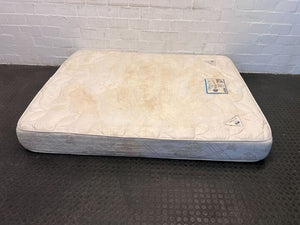 CloudNine Floral Patterned Queen Sized Mattress (Stained)