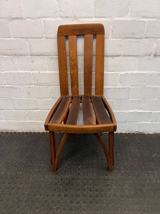 Wooden Carved Dining Chair by The Joshua Tree