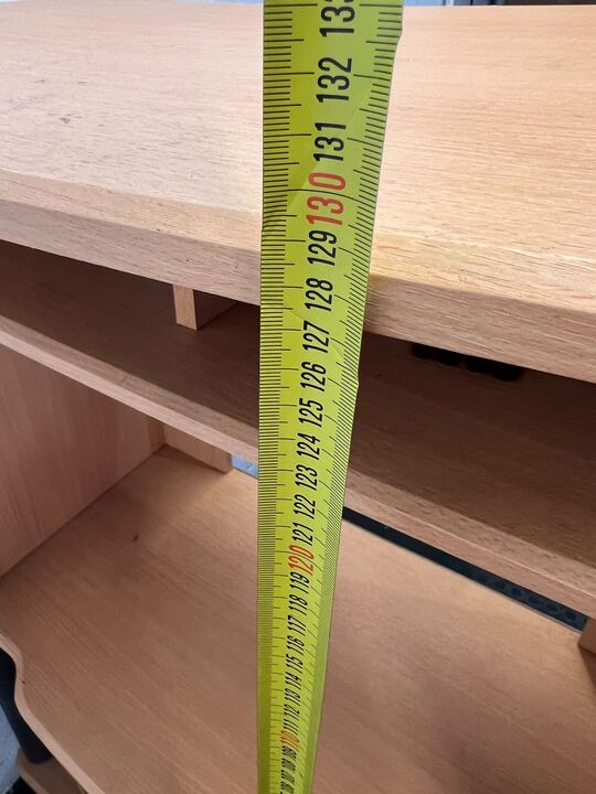 Sleek Modern ClutterFree Wooden TV Cabinet (Width: 100cm)(Height: 130cm) - REDUCED - PRICE DROP