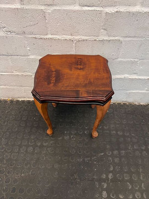 Triptych 1950s Styled Imbuia Coffee Table (Width: 34cm)(Height: 42cm)