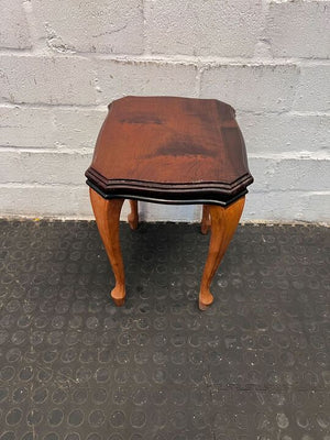 Triptych 1950s Styled Imbuia Coffee Table (Width: 34cm)(Height: 42cm)