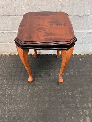 Triptych 1950s Styled Imbuia Coffee Table (Width: 34cm)(Height: 42cm)