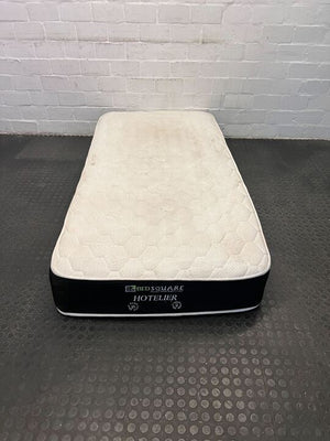 BedSquare Hotelier White Single Mattress