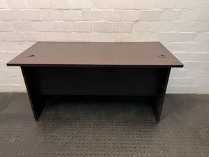 Dark Brown Modern Office Desk (Width: 150cm)(Height: 75.5cm)