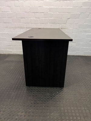 Dark Brown Modern Office Desk (Width: 150cm)(Height: 75.5cm)