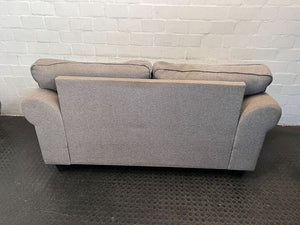 Gray Light Ash Upholstered Two Seater Couch (From Mr. Price Home)