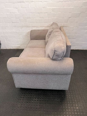 Gray Light Ash Upholstered Two Seater Couch (From Mr. Price Home)