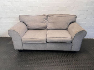 Gray Light Ash Upholstered Two Seater Couch (From Mr. Price Home)