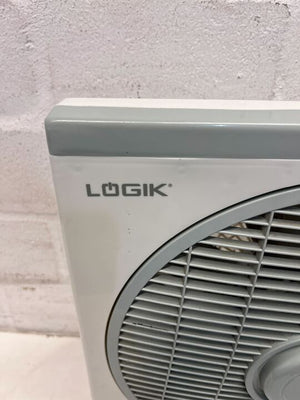 Logik Electric 30cm Desk Box Fan (Model No: LT-30B01)