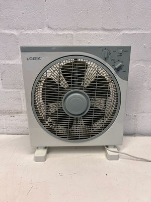 Logik Electric 30cm Desk Box Fan (Model No: LT-30B01)