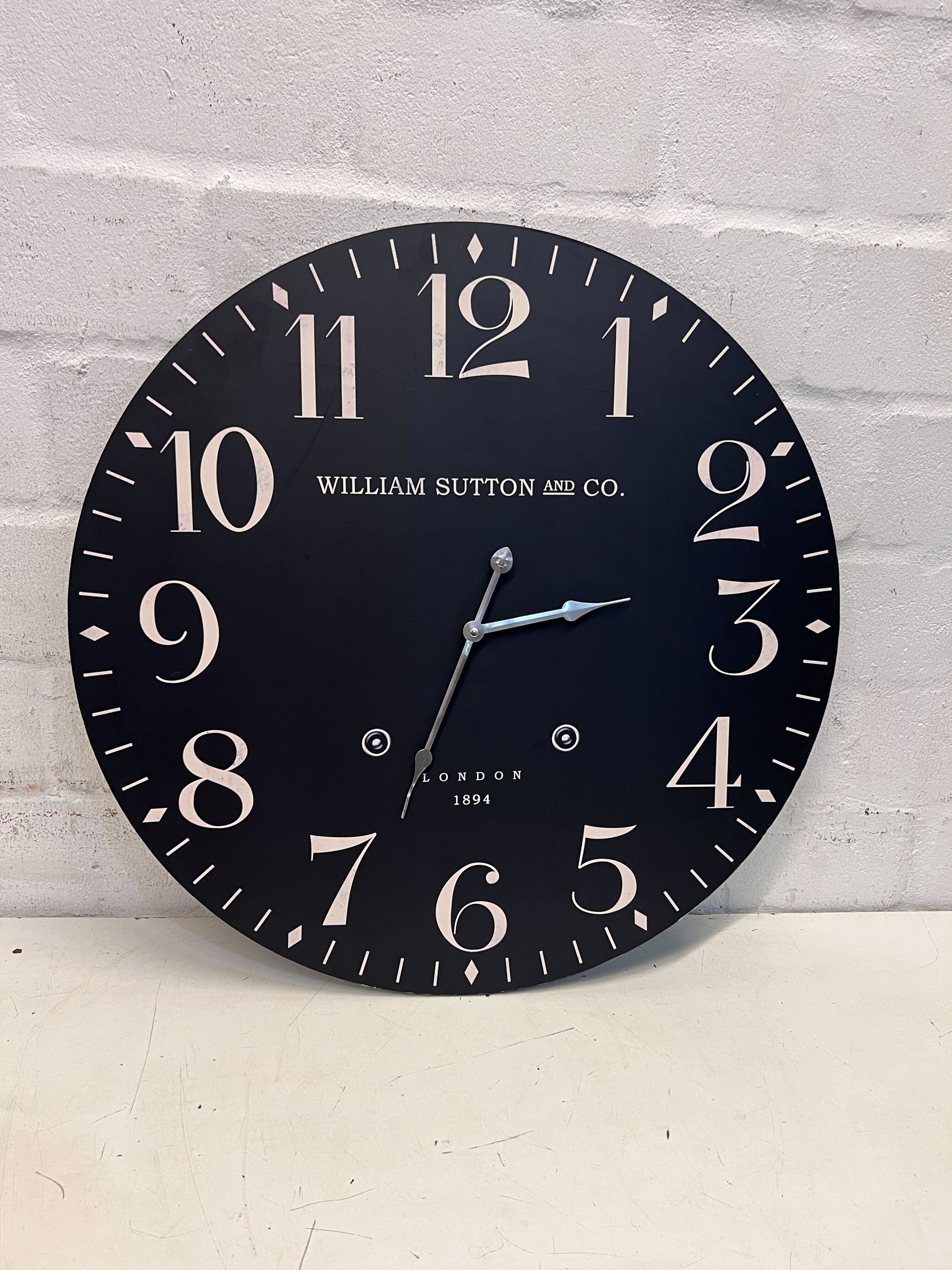 Willian Sutton and Co. London 1894 Commemorative Clock