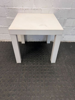 Ikea Styled White Wooden Center Table (Scuff Mark) (Width: 46cm)(Height: 44cm)