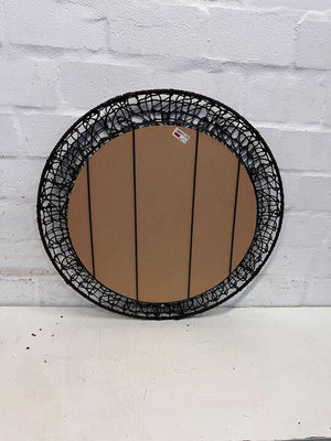 Mr Price Home Bronze Round Rope Woven Framed Mirror