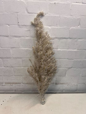 Festive Faux Natural Styled Discoloured Snow Decorative Tree (Height: 108cm)