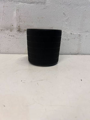 Lined Cylinder Tire Styled Ceramic Vase