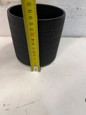 Lined Cylinder Tire Styled Ceramic Vase