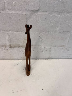 Hand Carved Wooden Spotless Giraffe