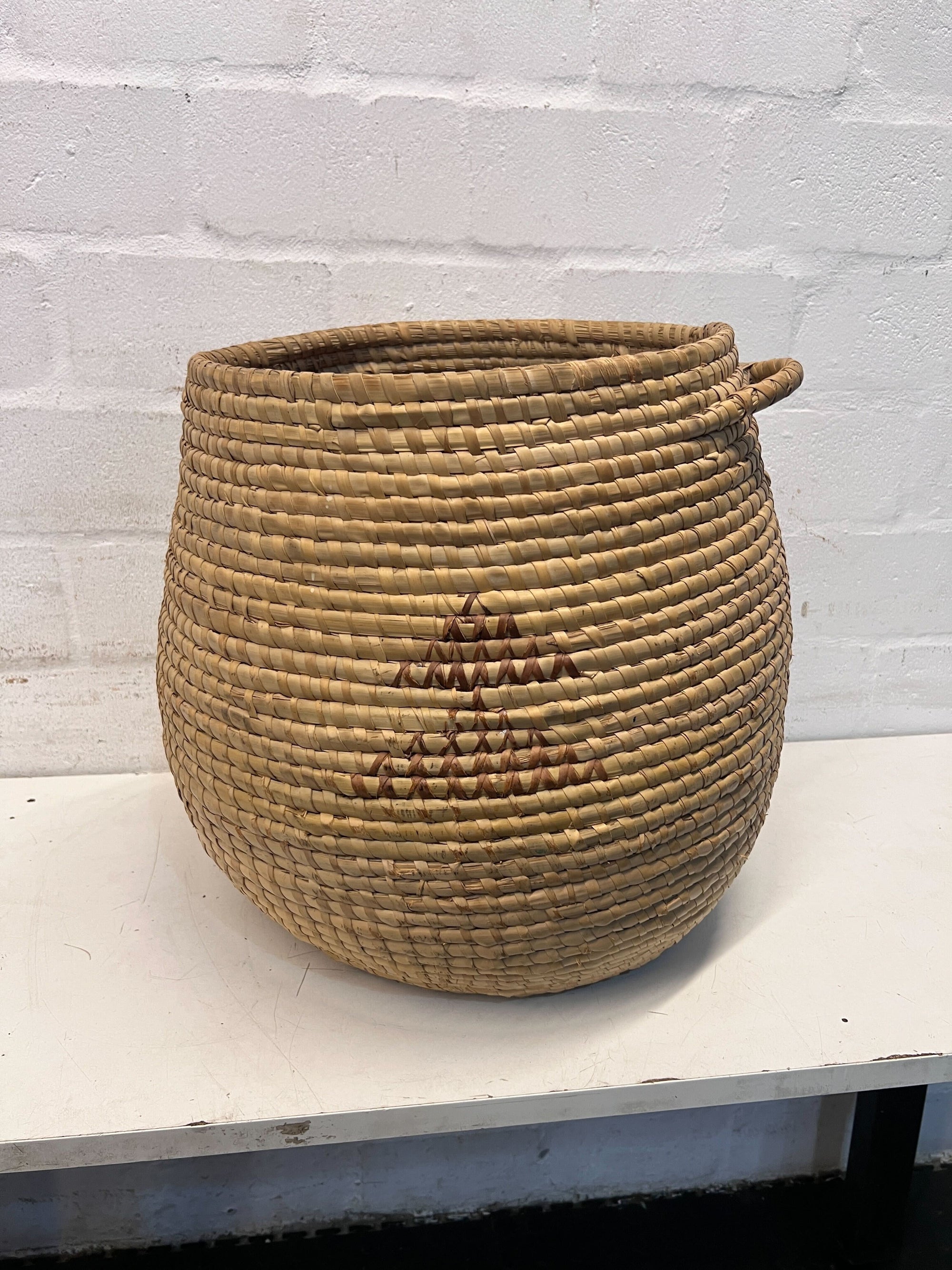 African Woven Storage Basket