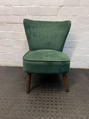 Comfy Green Emerald Velvet Reading Chair