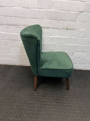 Comfy Green Emerald Velvet Reading Chair