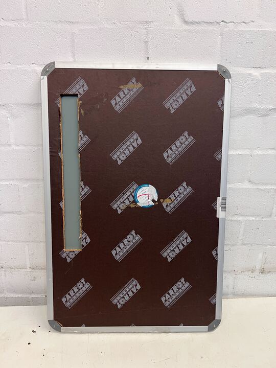 Parrot Product Upstanding Magnetic White Marker Board (Width: 60cm)(Height: 91cm) - PRICE DROP