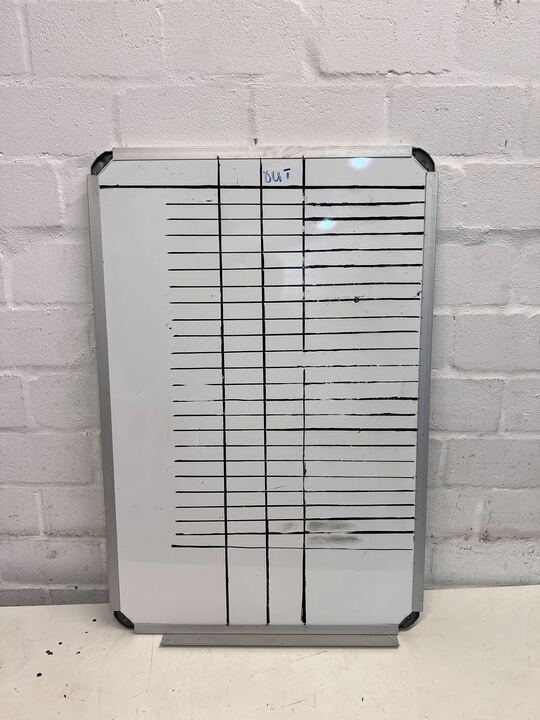 Parrot Product Upstanding Magnetic White Marker Board (Width: 60cm)(Height: 91cm) - PRICE DROP