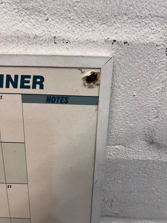 Parrot Products Non Magnetic White Notice Board (Width: 81cm)(Height: 60cm) - PRICE DROP