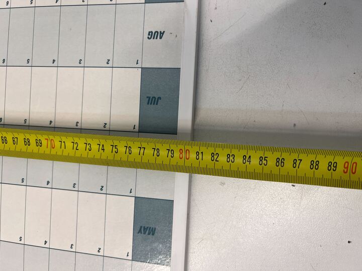 Parrot Products Non Magnetic White Notice Board (Width: 81cm)(Height: 60cm) - PRICE DROP