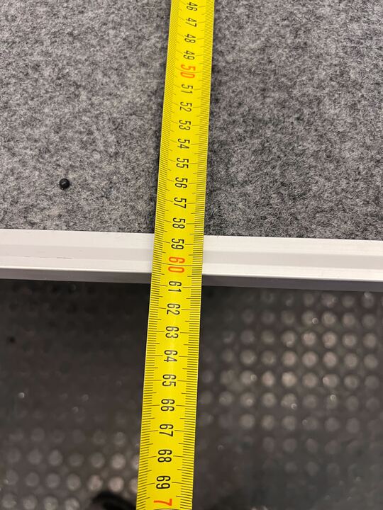 WriteBoard Steel Framed Gravel Gradient Pin Board (Minor Tear)(Width: 61cm)(Height: 90cm) - PRICE DROP