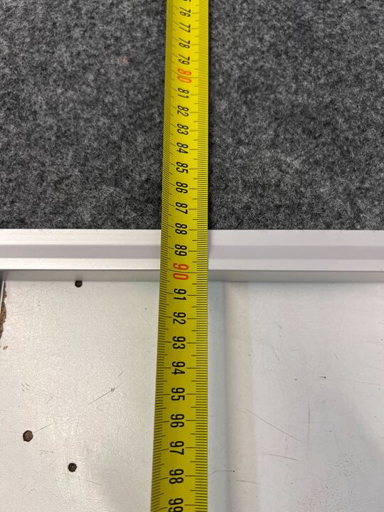 WriteBoard Steel Framed Gravel Gradient Pin Board (Minor Tear)(Width: 61cm)(Height: 90cm) - PRICE DROP