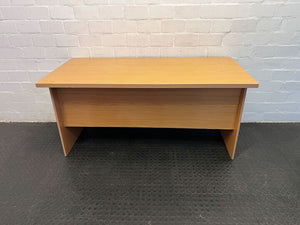 Oak Melamine Modern Wooden Office Desk with Three Drawers (Width: 161cm)(Height: 76cm)