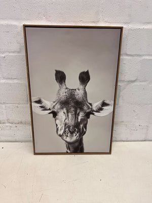 Stencil Styled Baby Giraffe Sketch Print (Width: 40cm)(Height: 60cm)