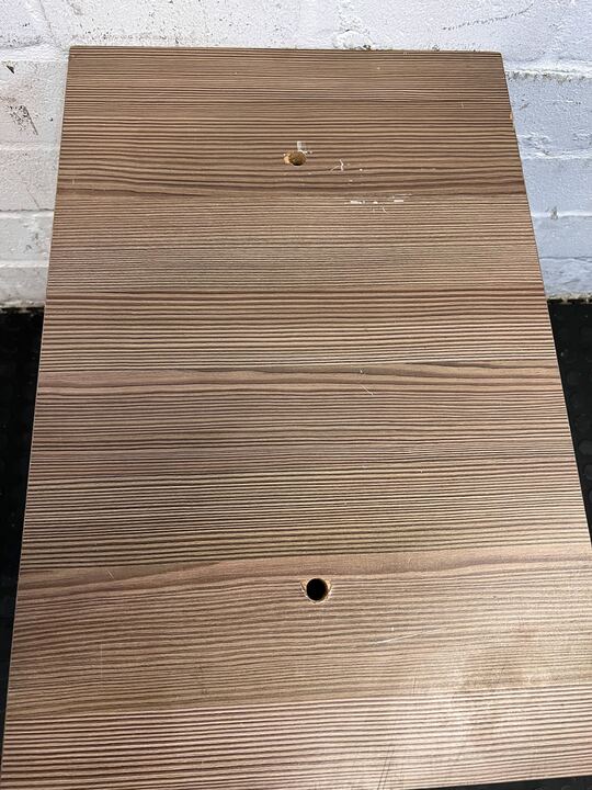 Modern Two Drawer Light Wooden Steel Interior Filing Credenza (Width: 60cm)(Height: 51cm) - PRICE DROP