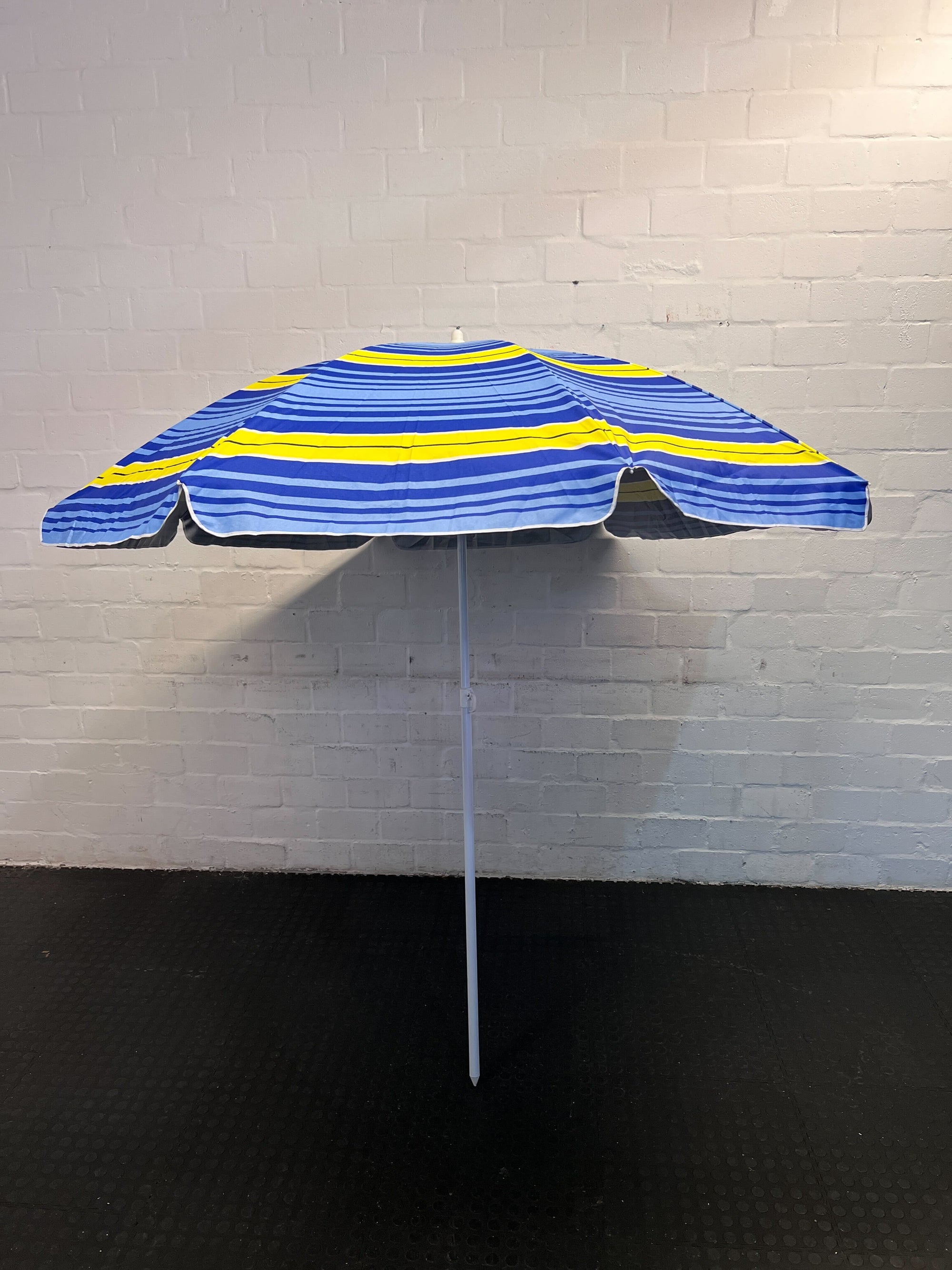 Blue & Yellow Summer Fun Beach Umbrella