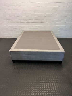 Gravel Gradient Gray Double Bed Base