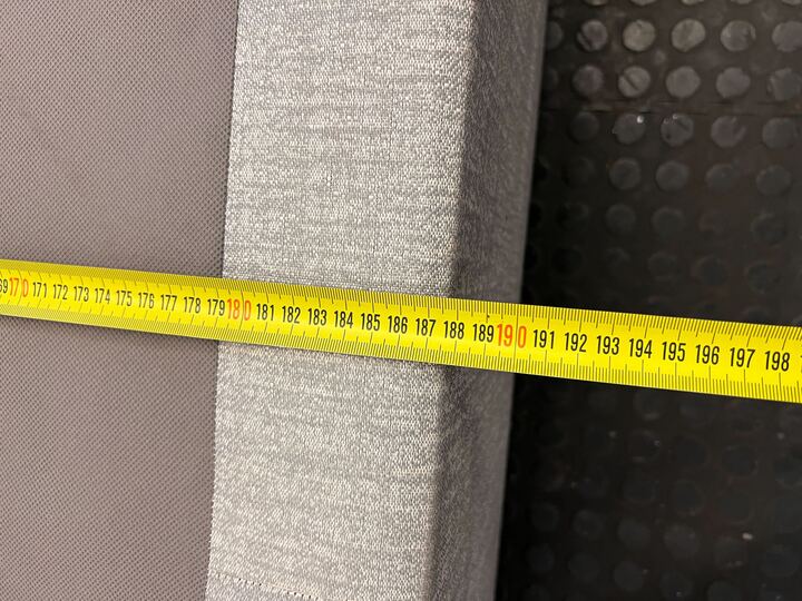 Gravel Gradient Gray Double Bed Base