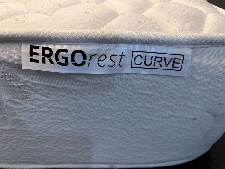 ErgoRest Curve White Queen Sized Mattress (Minor Stained) - 2ndhandwarehouse.com