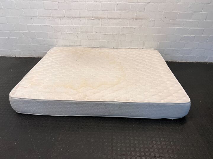 ErgoRest Curve White Queen Sized Mattress (Minor Stained) - 2ndhandwarehouse.com