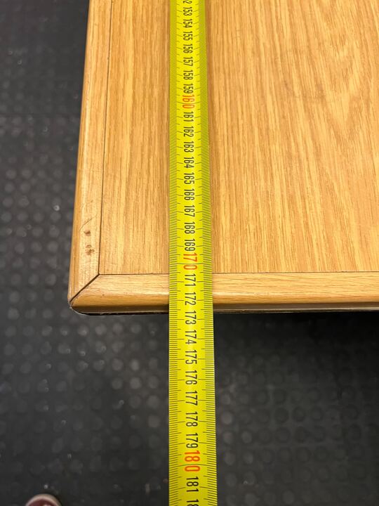 Tetrix Light Wooden Office Desk (Width: 173cm)(Height: 73cm) - REDUCED