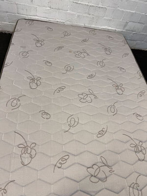 Twilite Truform Bedding Floral Patterned Double Mattress (Stained)