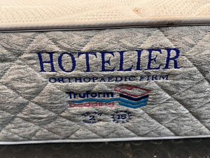 Hotelier Truform Bedding White Queen Size Mattress (Stained)