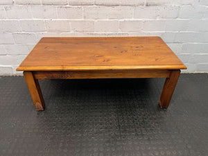 French Styled Sturdy Wooden Coffee Table (Width: 120cm)(Height: 45cm)