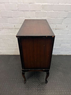 Dark Brown Stinkwood 19th Century Styled Two Door Cabinet (Width: 85cm)(Height: 96cm)