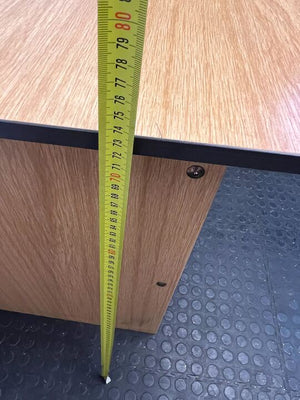Plain Modern Light Wooden Office Desk (Width: 120cm)(Height: 74cm) - 2ndhandwarehouse.com