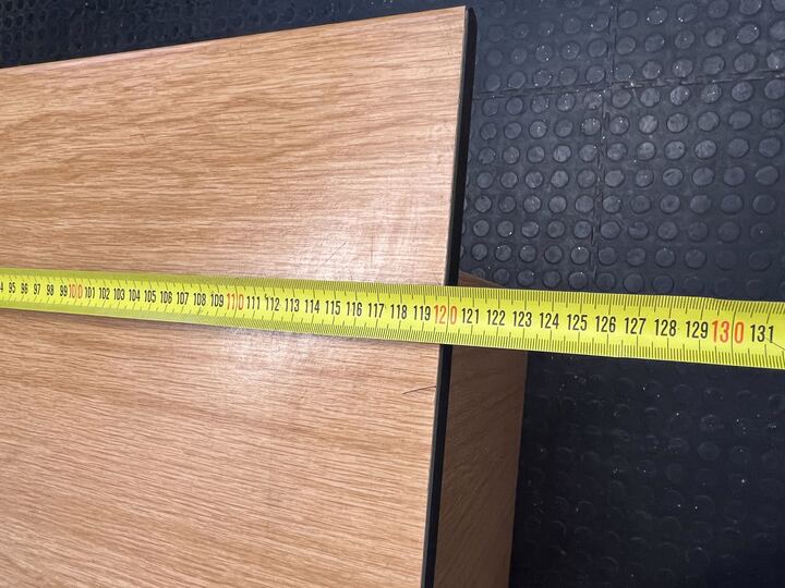 Plain Modern Light Wooden Office Desk (Width: 120cm)(Height: 74cm) - 2ndhandwarehouse.com