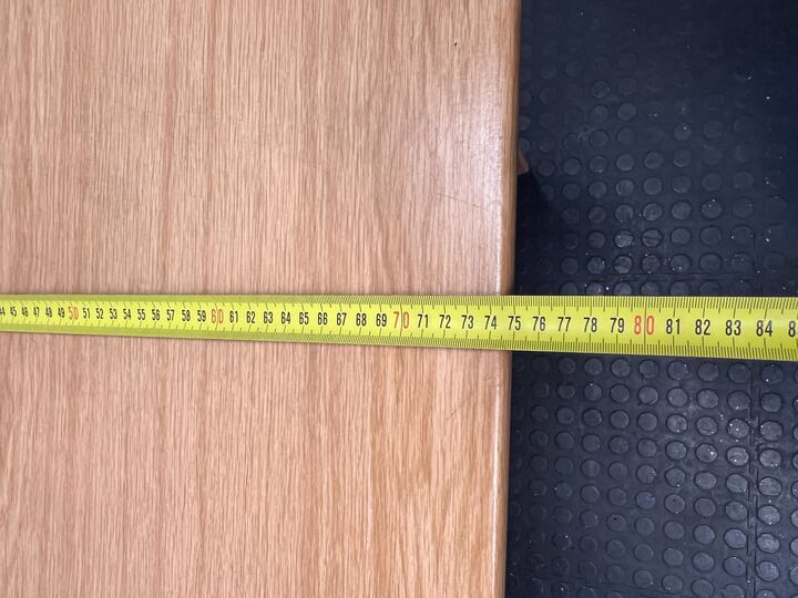Plain Modern Light Wooden Office Desk (Width: 120cm)(Height: 74cm) - 2ndhandwarehouse.com