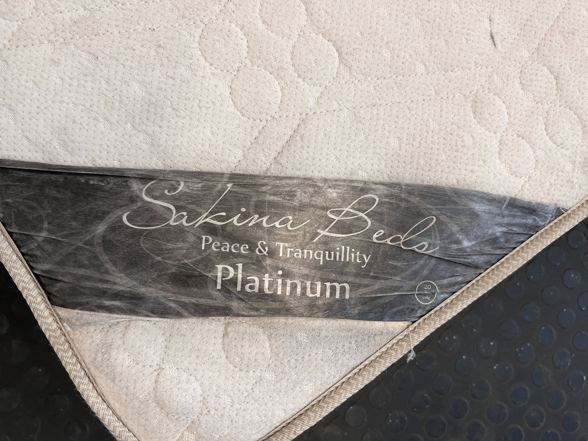 Sakina Beds Double mattress - holes on side slight stains